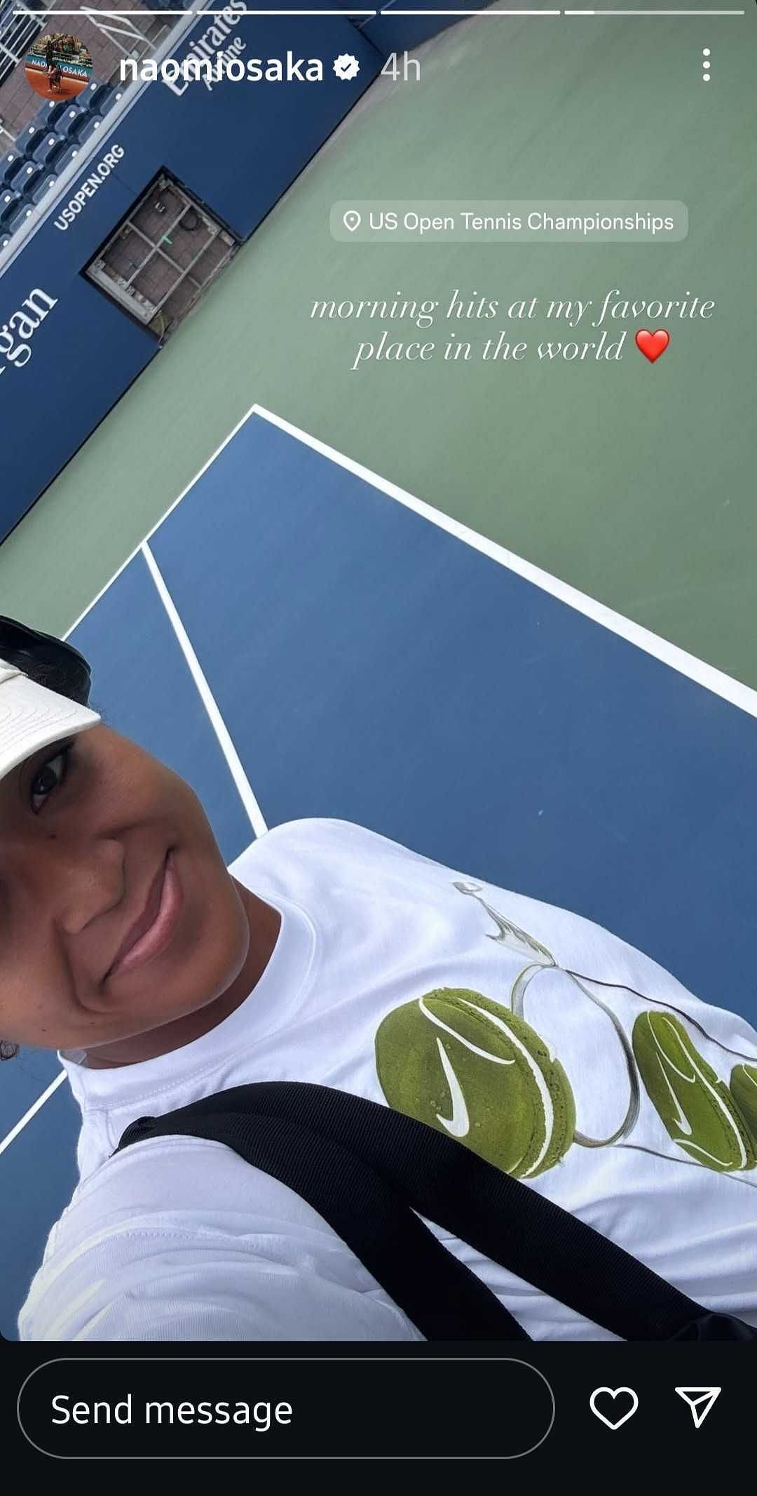 Naomi Osaka's Instagram/@naomiosaka